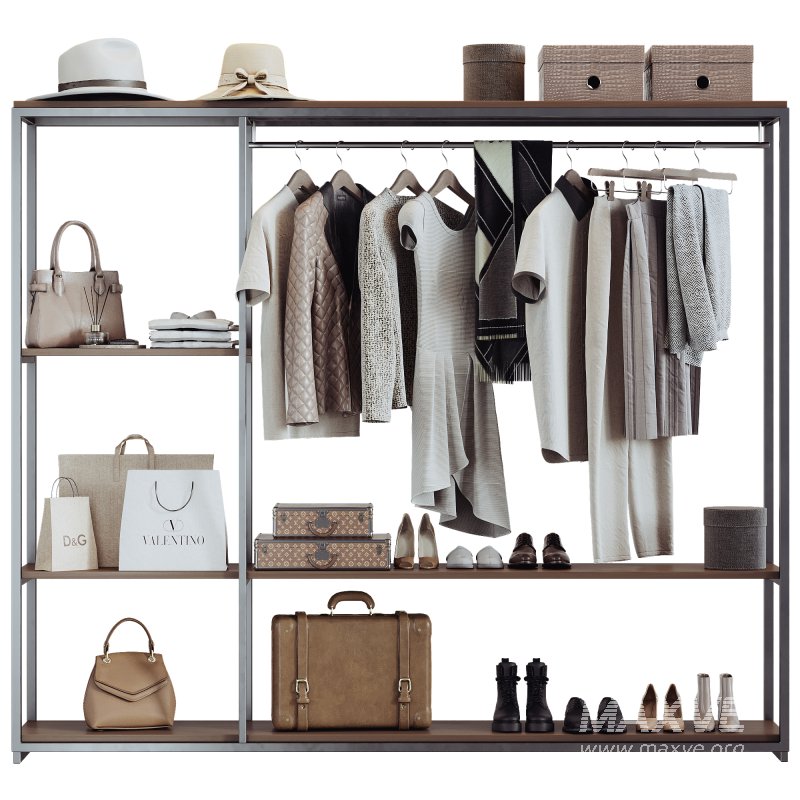 Clothing, shoes and accessories for wardrobe or shop 03 - Image 1