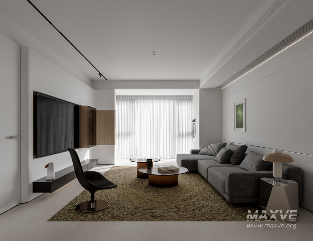 Modern living and dining room - Image 1
