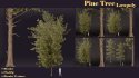 SJ lowpoly pine tree set 01 - Thumbnail 5