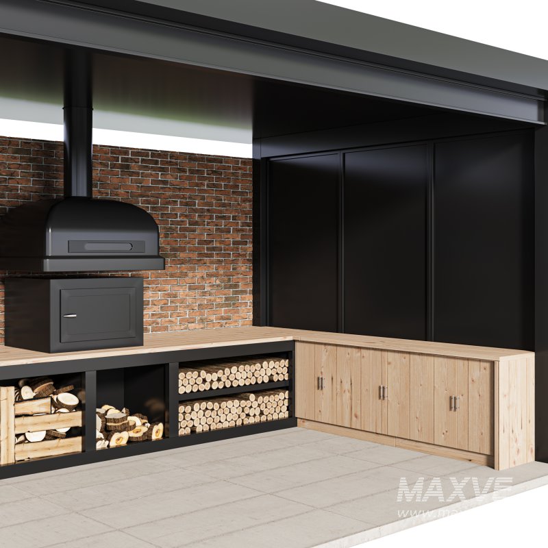 Modern Outdoor Kitchen 03 - Image 5