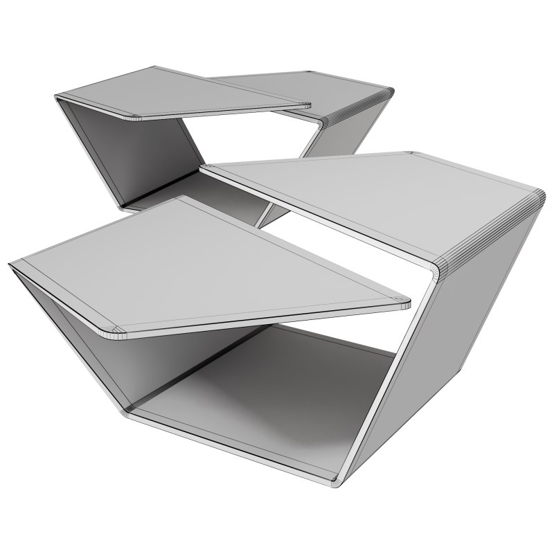 All Glass Cocktail Table by Chintaly Imports - Image 1