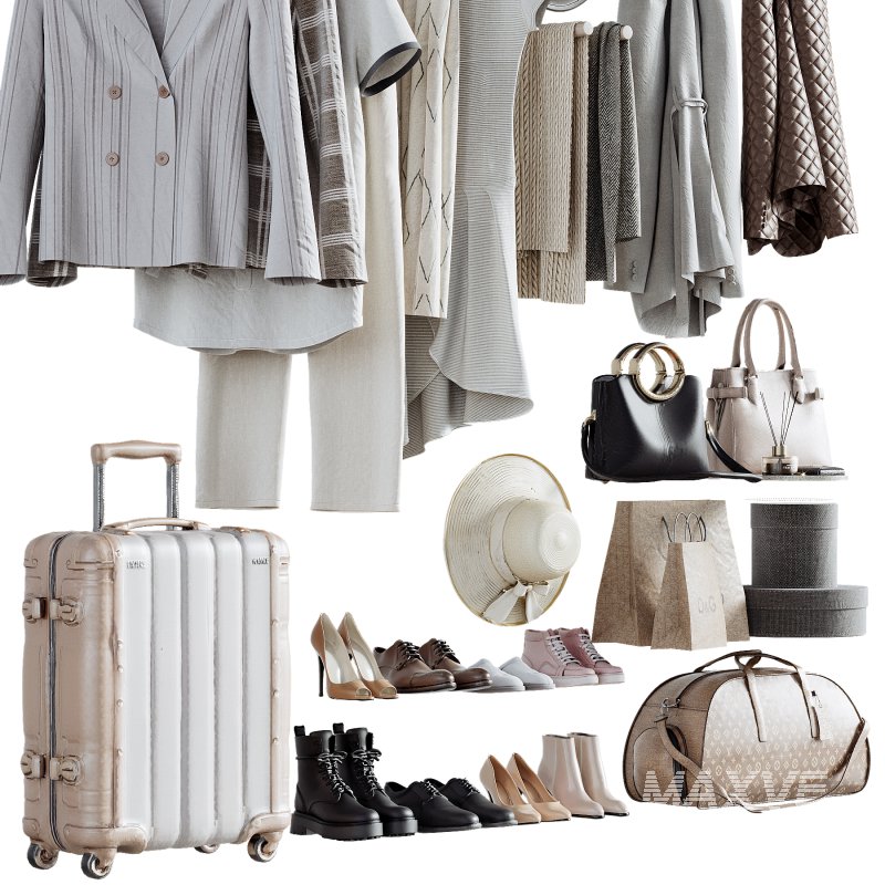 Clothing, shoes and accessories for wardrobe or shop 04 - Image 4