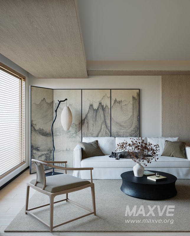 Chinese style living room and dining room - Image 8