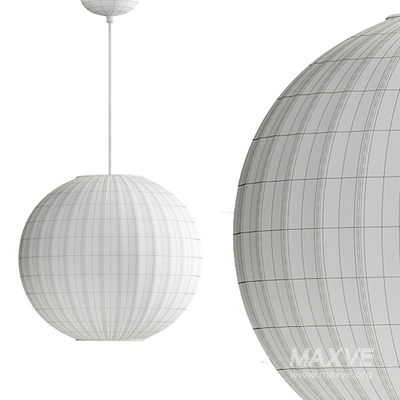 Tatami Fabric Shade LED Pendant - Image 3