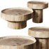 Saman Wood Round Tables by Beautifully Unique - Thumbnail 1