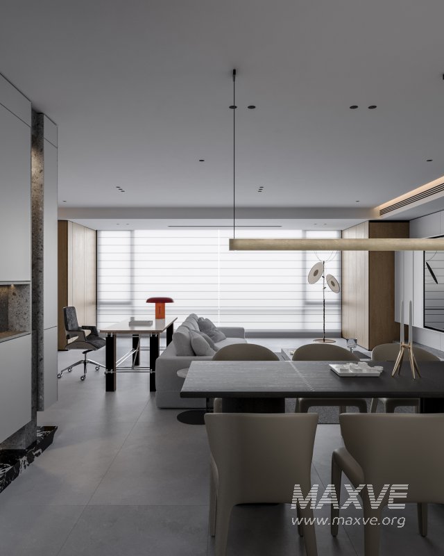 Modern living and dining room - Image 7