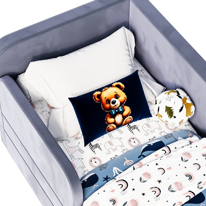 The bed is a soft corner Mocha from Chic Galicia - Image 6