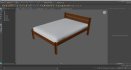 Classic Wooden Bed - Thumbnail 17