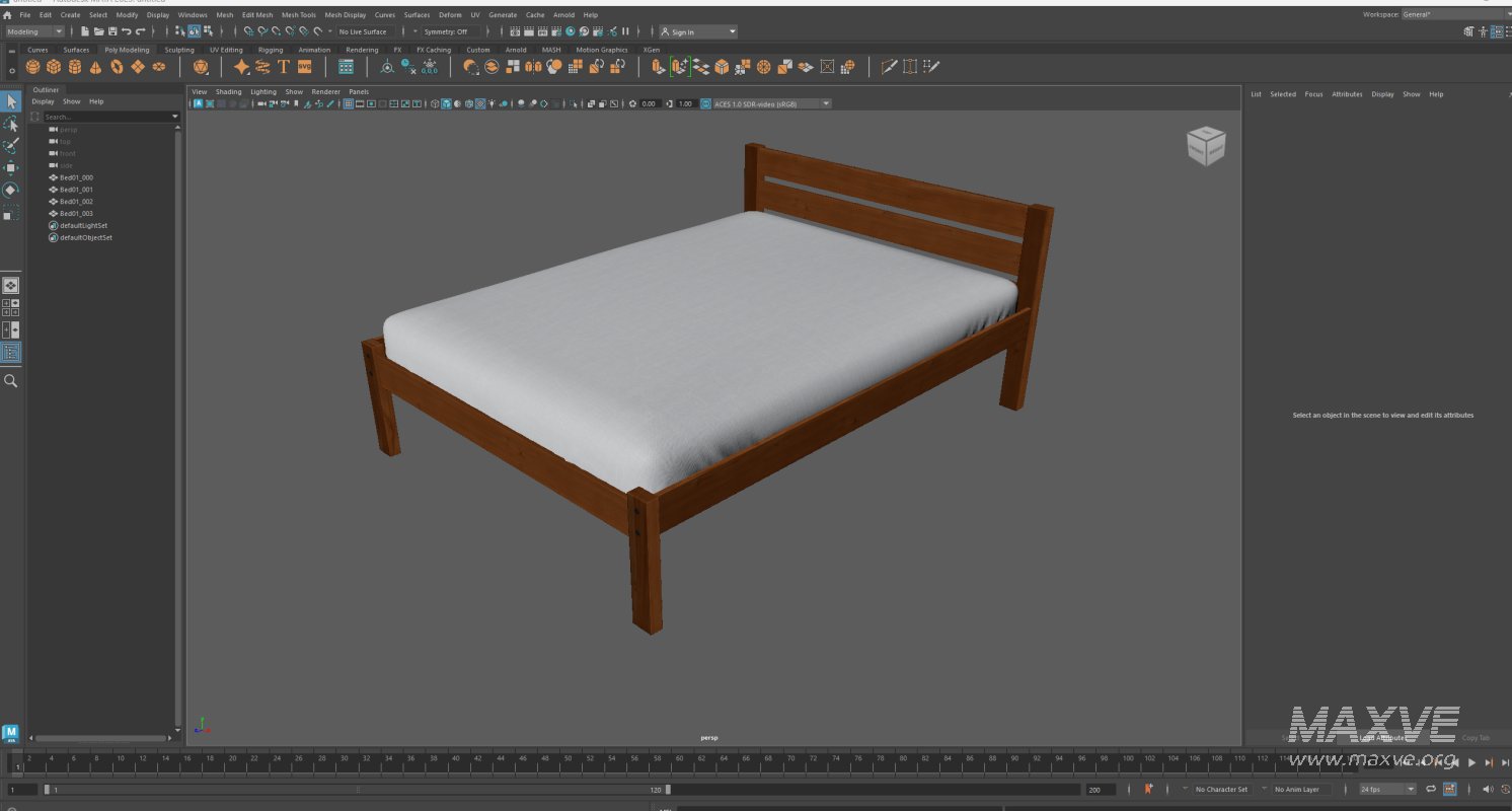 Classic Wooden Bed - Image 17