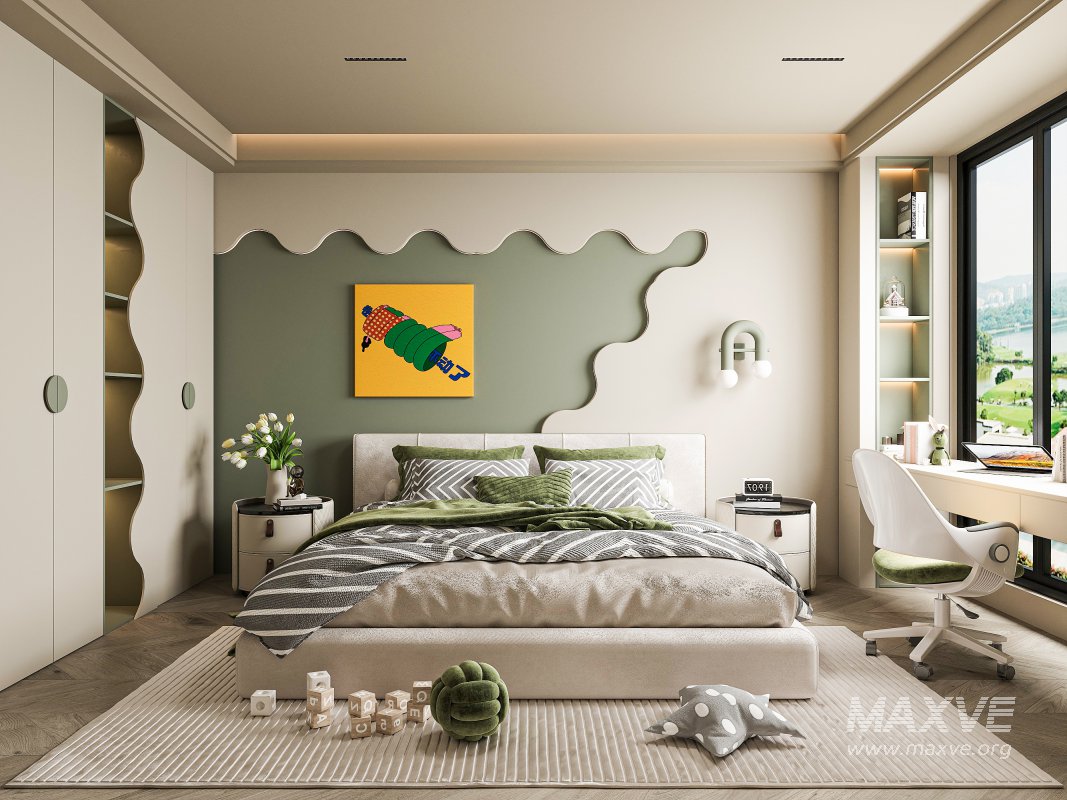 Modern bedroom - Image 1
