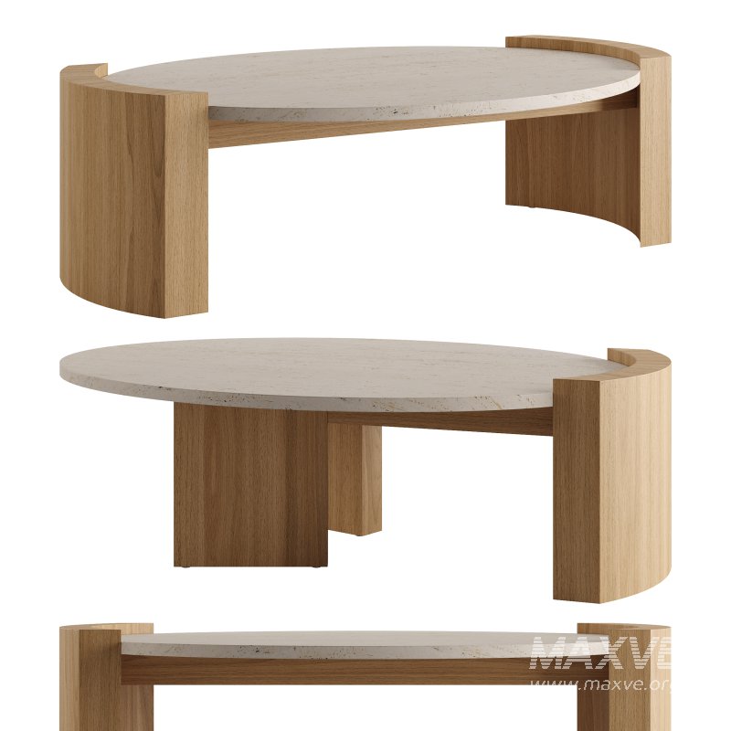 JIA OVAL Coffee Table by Atelier De Troupe - Image 2