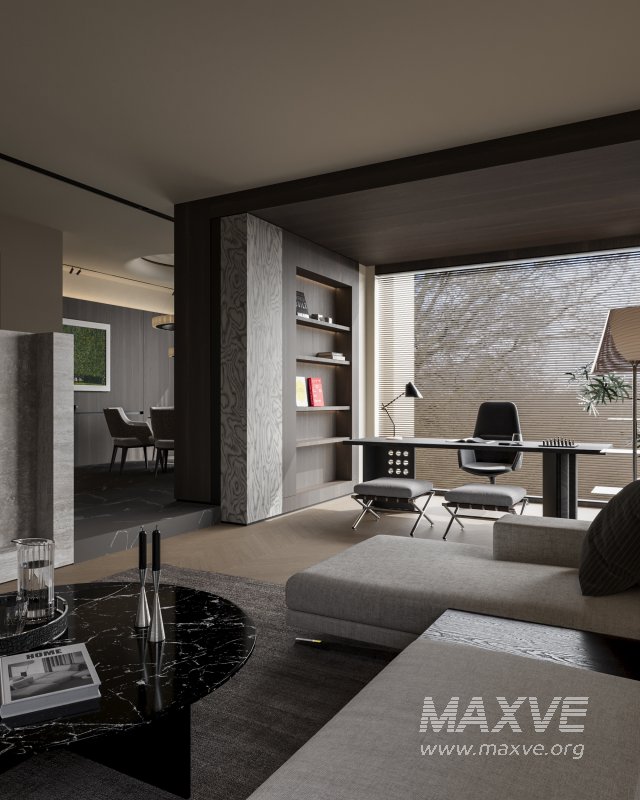 Modern living and dining room - Image 2