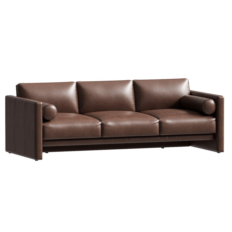 Aviator Leather Sofa 88 - Image 2