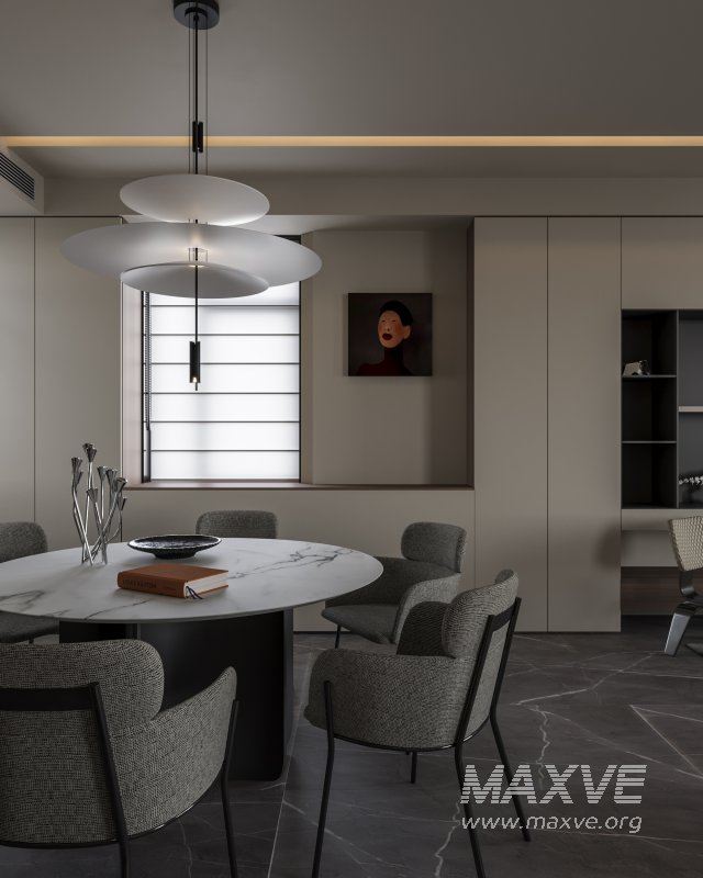 Modern living and dining room - Image 6