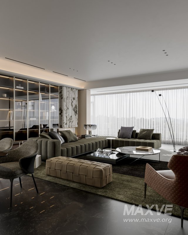 Modern living and dining room - Image 7