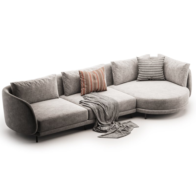 Carre Sofa & Chaise - Image 2