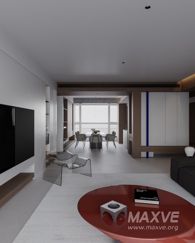 Modern living and dining room - Image 2