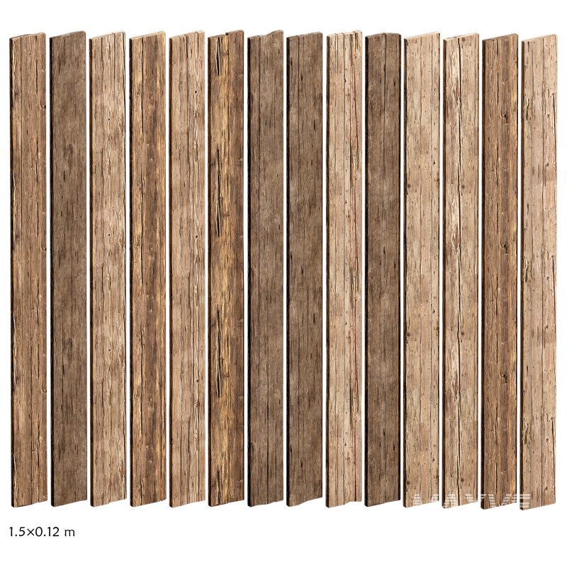 Wooden Plank & Beam Vol.01 – Medieval 3D Asset Pack/Low Poly/Game Ready - Image 7