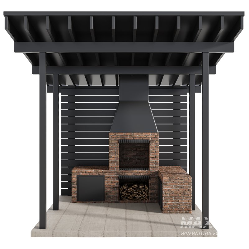 Modern Outdoor Kitchen 04 - Image 4