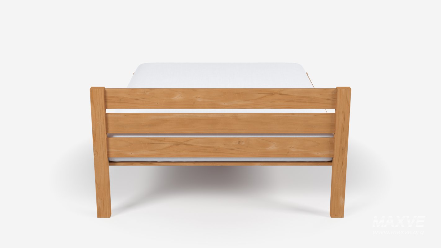 Classic Wooden Bed - Image 5
