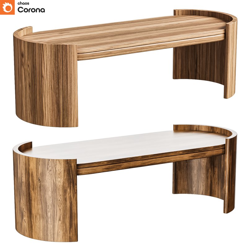 Hug M Oval Coffee Table - Image 1