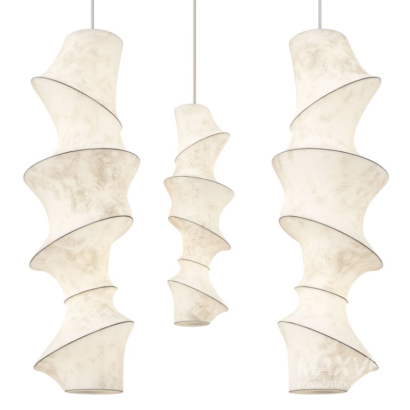 Wabi Sabi Silk Pendant Lamp - Image 3