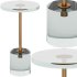 John Richard Brass And Acrylic Martini Side Table Short - Thumbnail 3