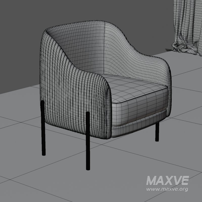 Modern Upholstered Armchair - Image 5