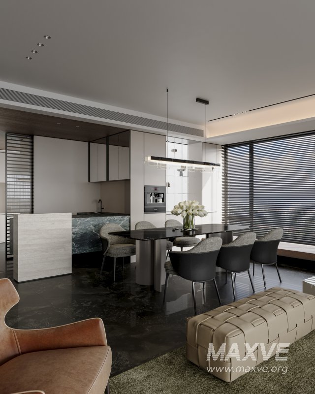Modern living and dining room - Image 10