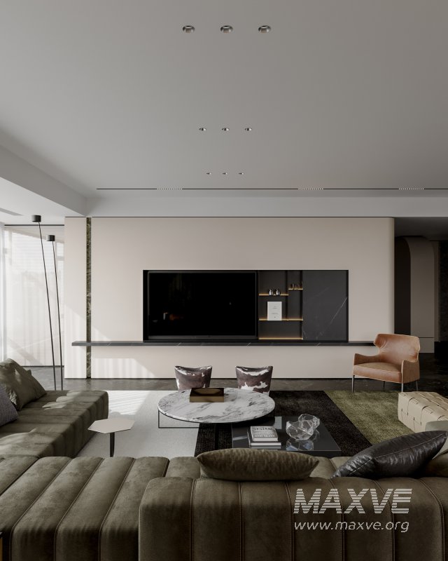 Modern living and dining room - Image 2