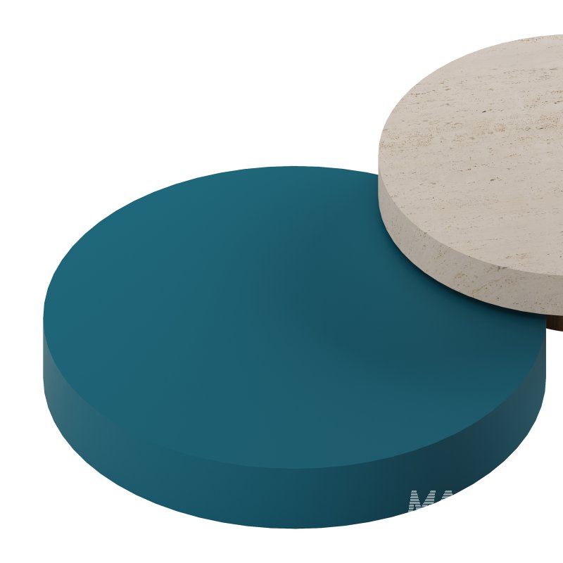 DOLMEN Round Coffee Table by Lema - Image 4