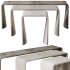 21st Century Concrete Contemporary Stool & Side Table - Thumbnail 3