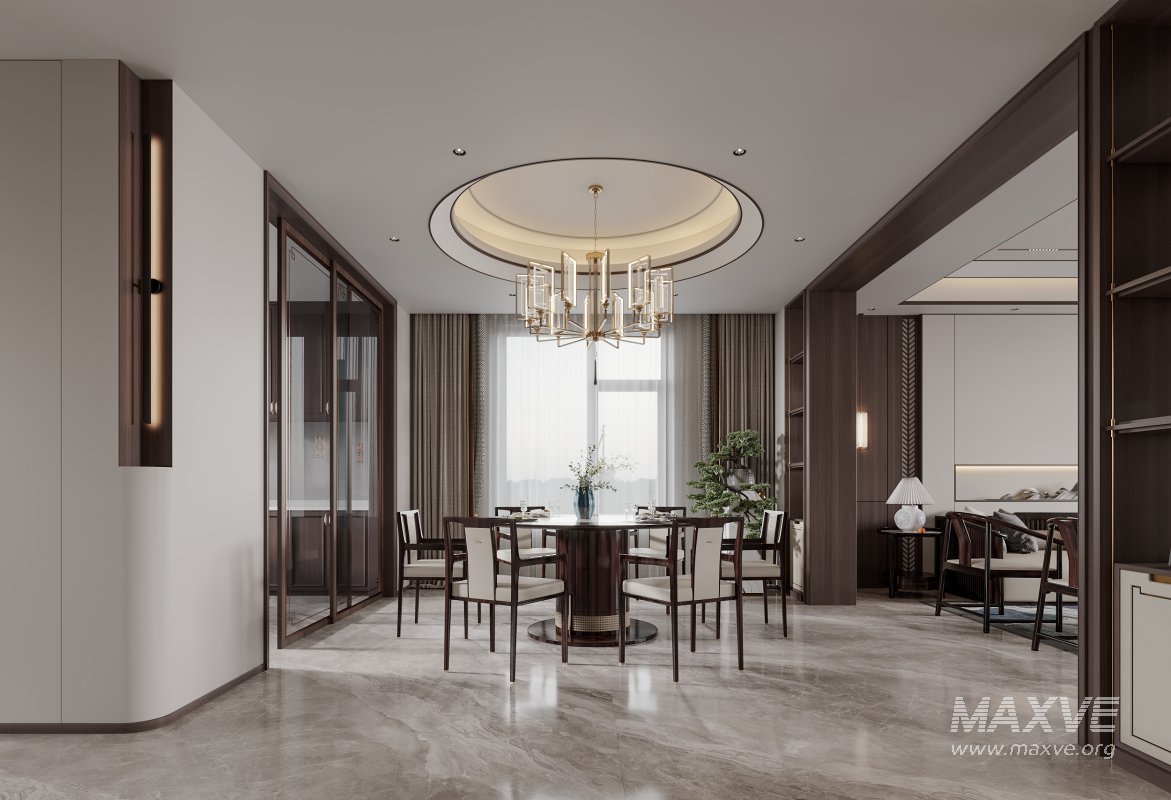 Chinese Living Room Dining Room - Image 8