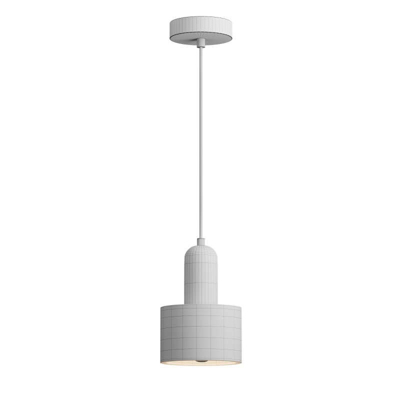 Wabi Sabi pendant lamp in travertine and wood - Image 4