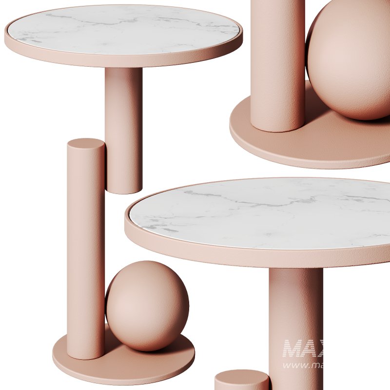 Simple Round Side Table by Unique Home Decor - Image 4