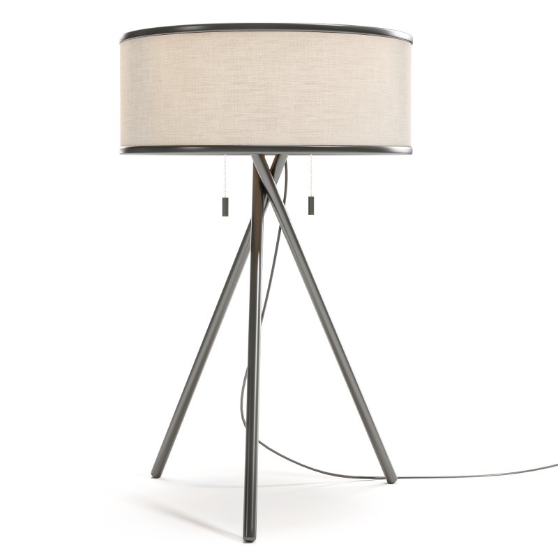 Bushwick 25 inch 60.00 watt Black Table Lamp Portable Light - Image 1