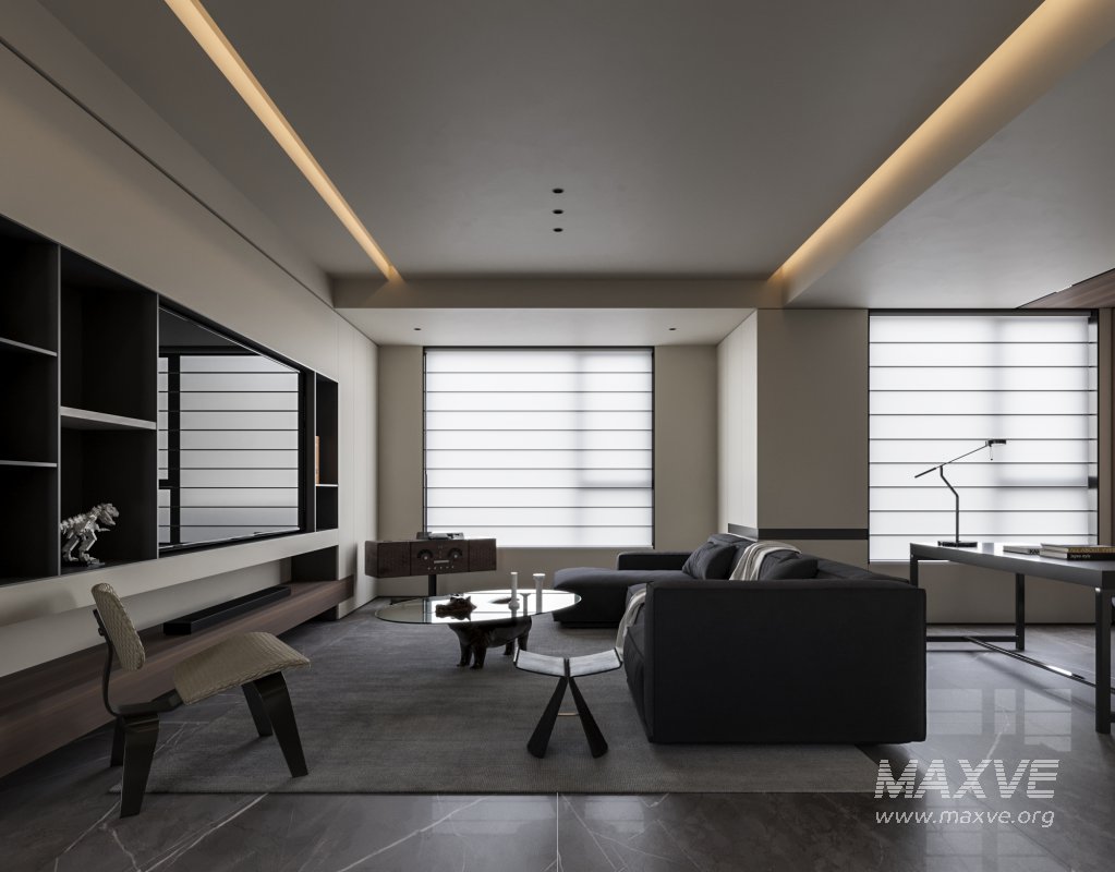 Modern living and dining room - Image 1