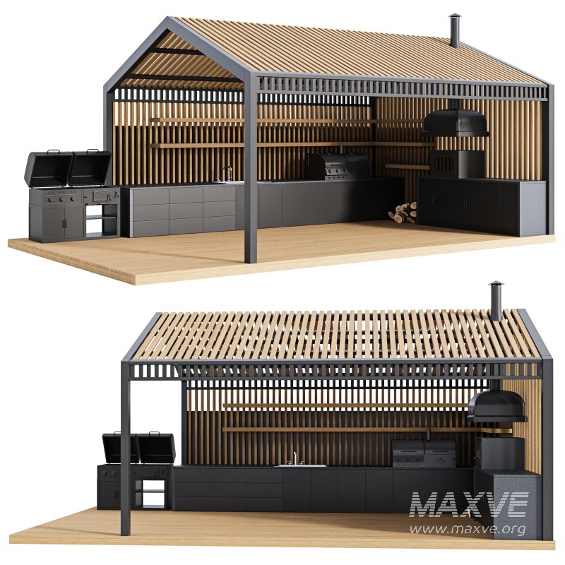 Modern Outdoor Kitchen 25 - Image 1