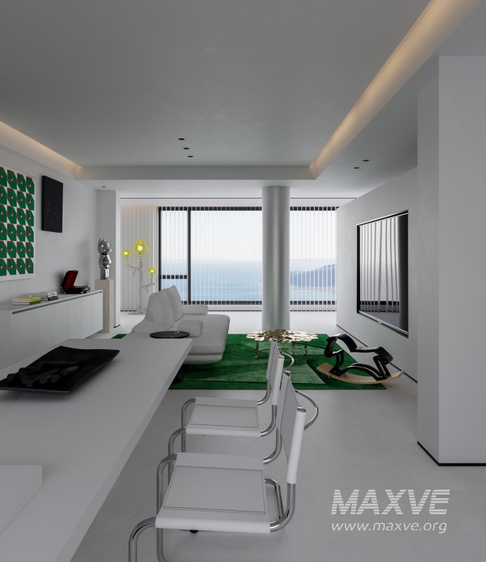 Modern living and dining room - Image 5