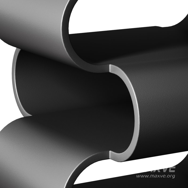 Nada Side Table – Black Metal - Image 1