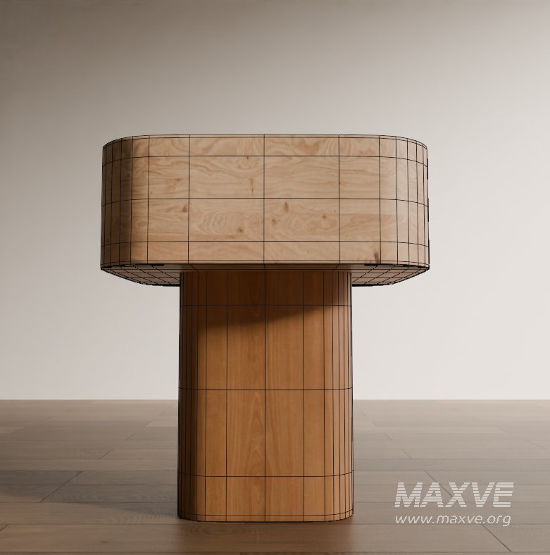 Modern Block Side Table - Image 2