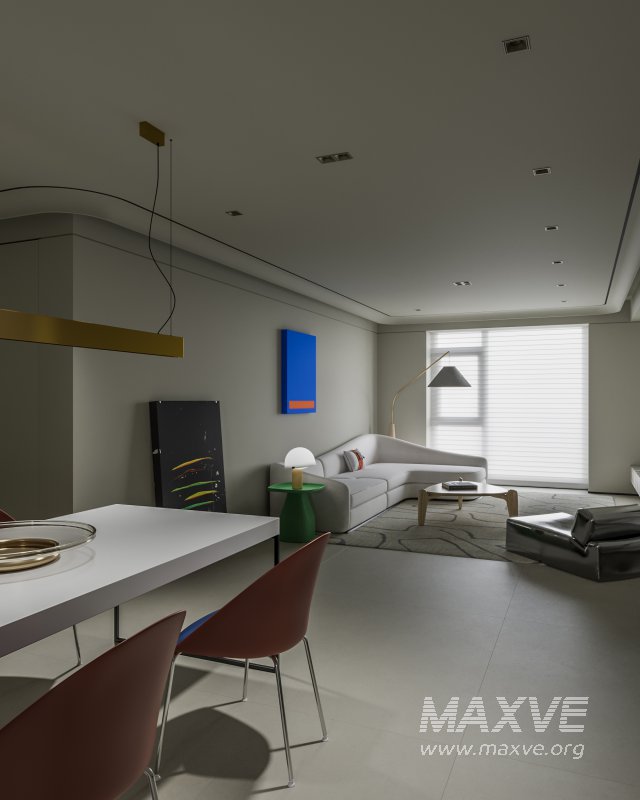 Modern living and dining room - Image 4
