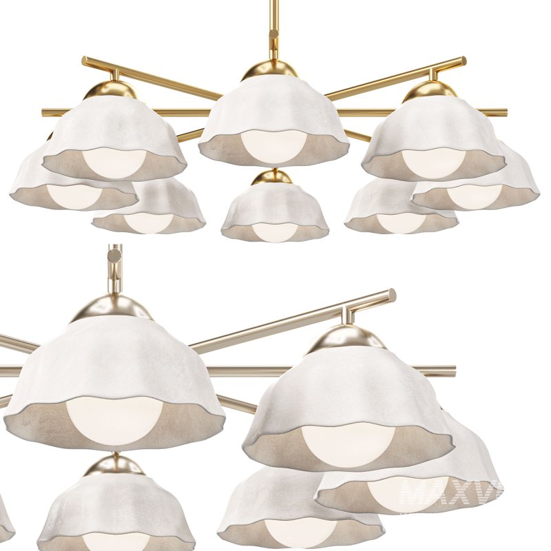 Flower Shade Chandelier - Image 3