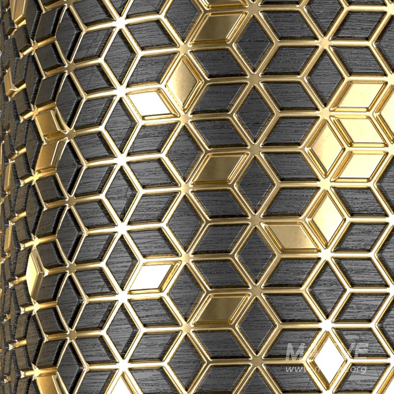 golden wall cover material - Image 1
