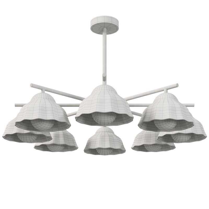 Flower Shade Chandelier - Image 5