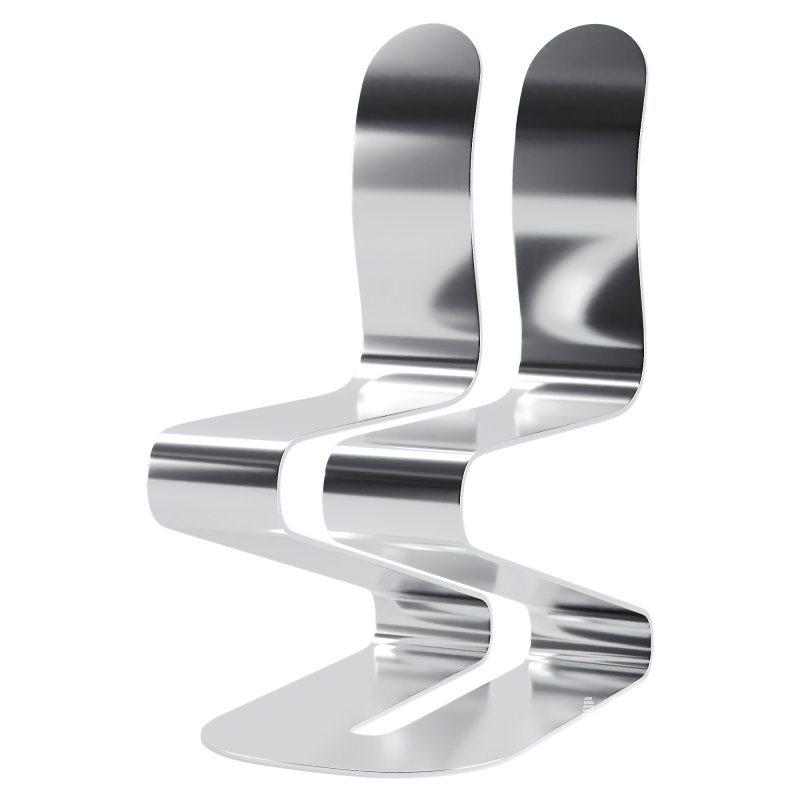 Fluid Ribbon Black Chair - Image 3