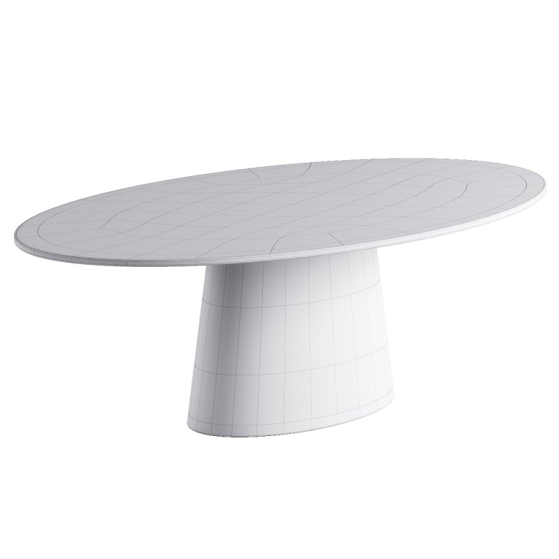 Oval dining table - Image 4