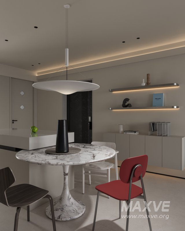 Modern living and dining room - Image 6