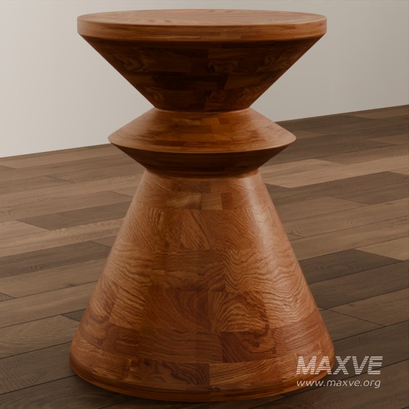Artisan Carved Wooden Coffee Table - Image 4