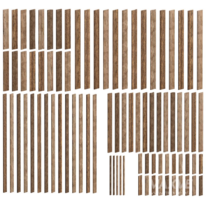 Wooden Plank & Beam Vol.01 – Medieval 3D Asset Pack/Low Poly/Game Ready - Image 3